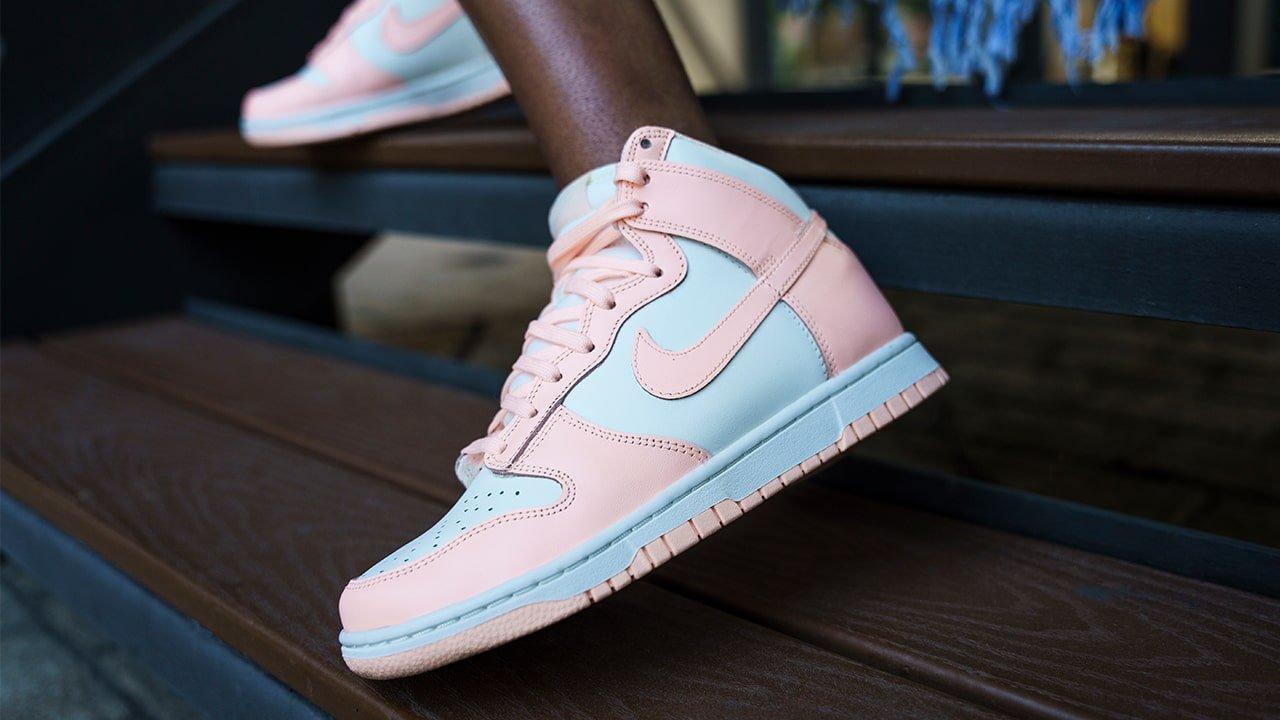 Sneakers Release Women s Nike Dunk High Crimson Tint Launching